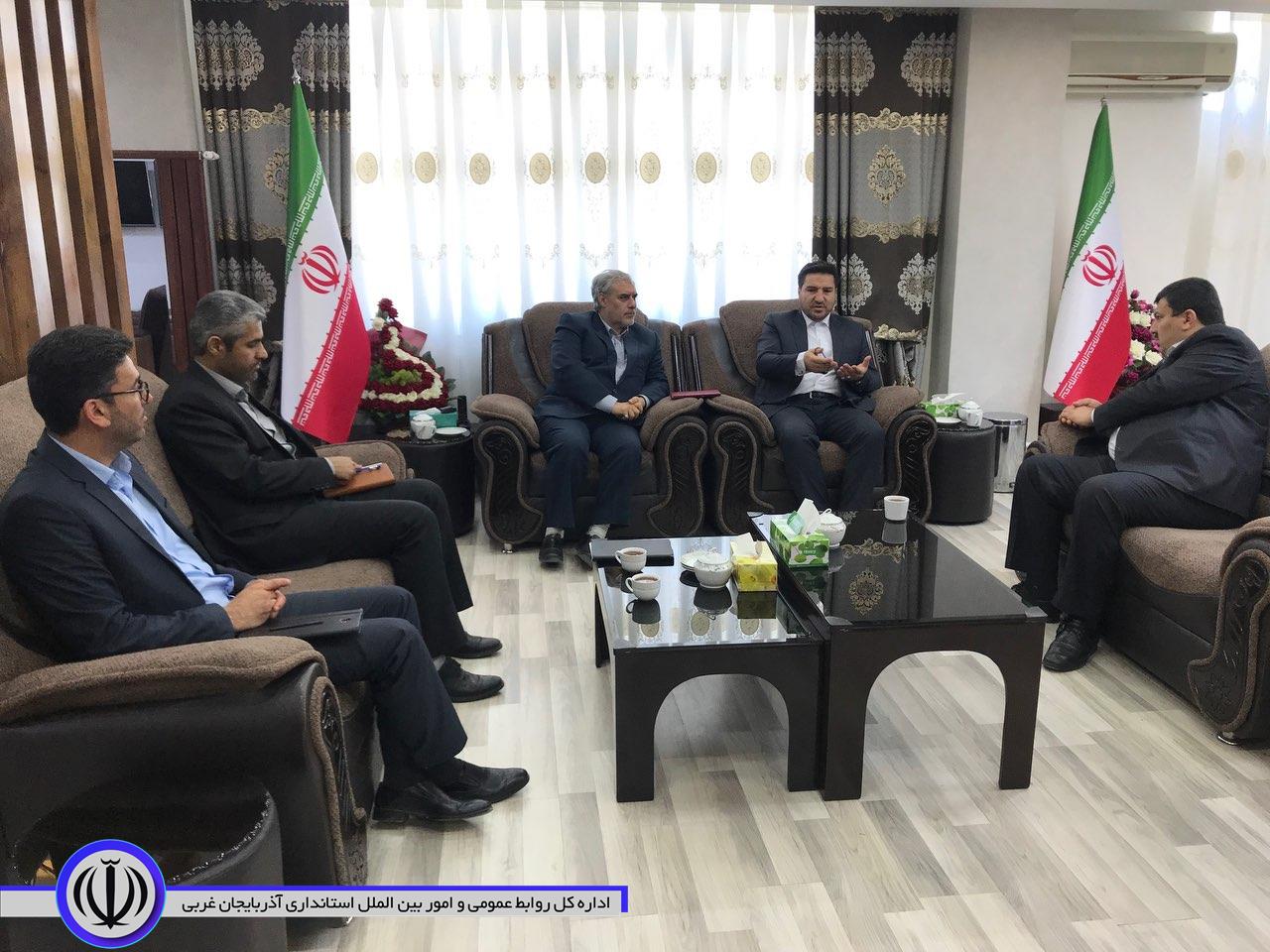 دیدار مدیرعامل شرکت توزیع برق آذربایجان غربی با فرماندار سلماس