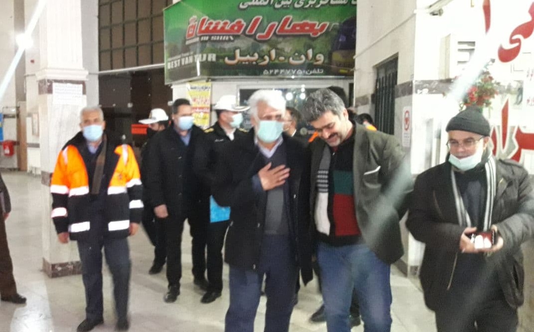 بازدید فرماندار از پایانه مسافری بین شهری سلماس