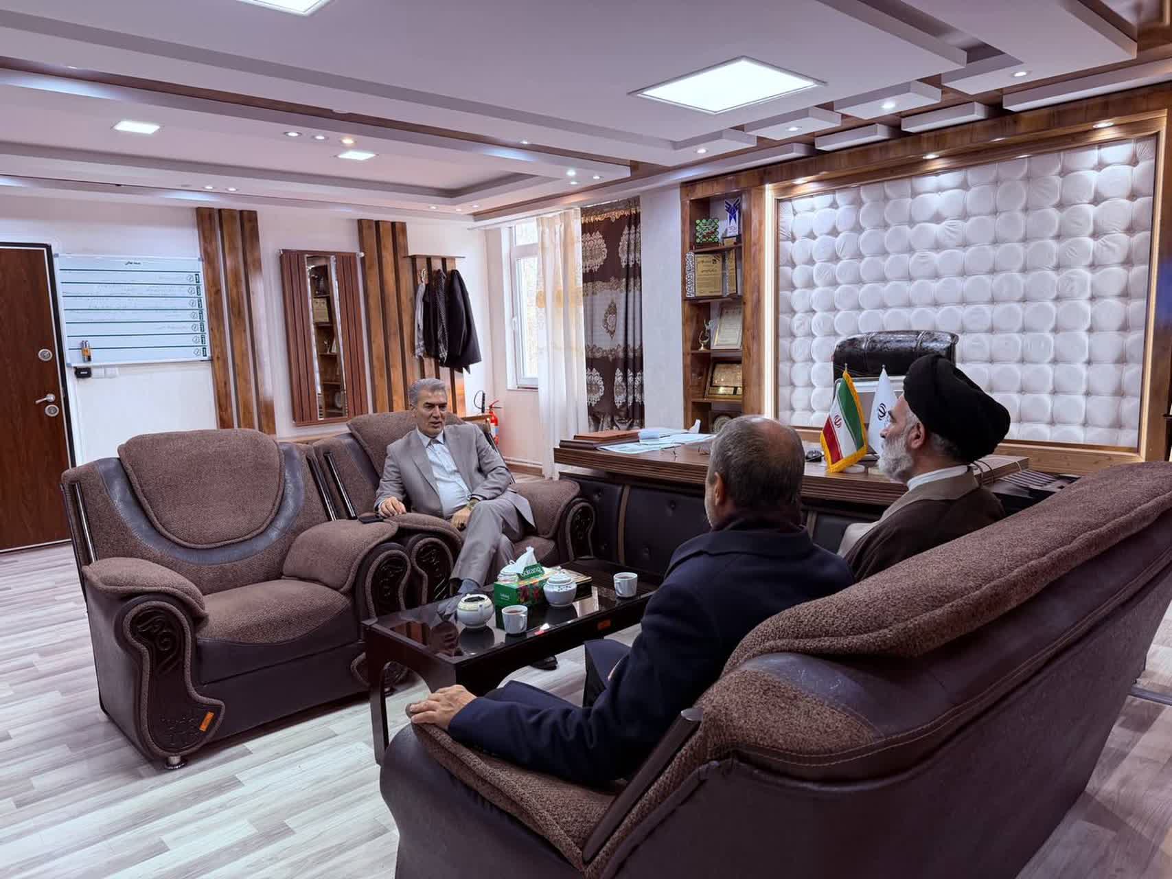 🔹دیدار امام جمعه و نماینده مردم سلماس در مجلس شورای اسلامی با فرماندار سلماس