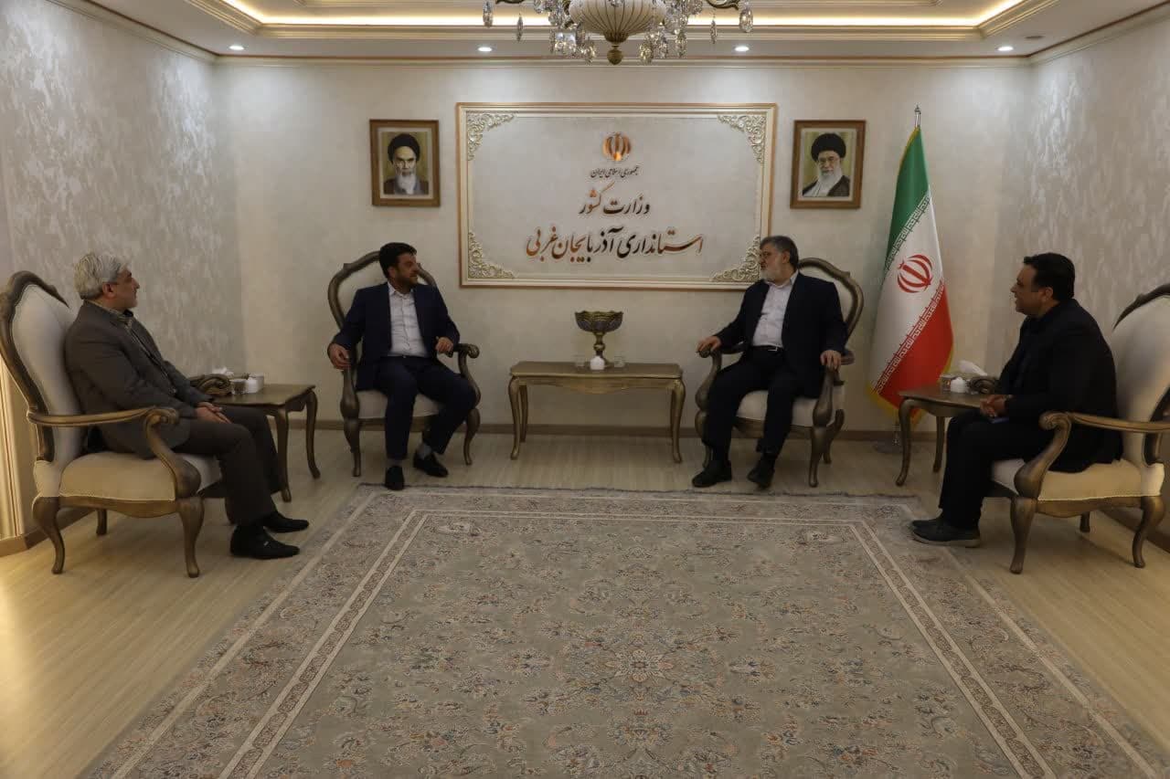 دیدار معاون روابط کار وزارت تعاون، کار و رفاه اجتماعی با استاندار آذربایجانغربی
