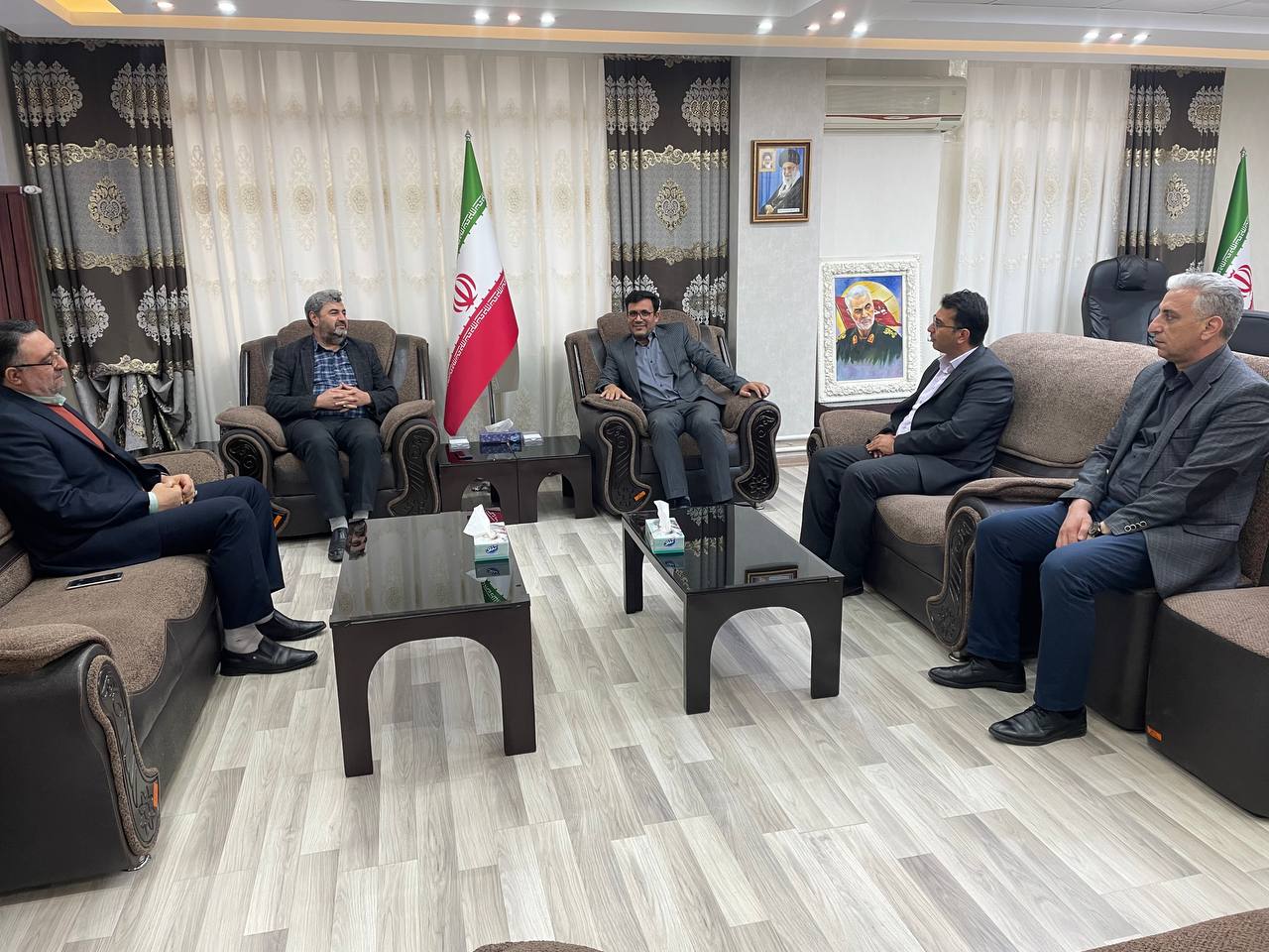 دیدار ریاست دانشگاه پیام نور استان آذربایجان غربی با سرپرست فرمانداری سلماس