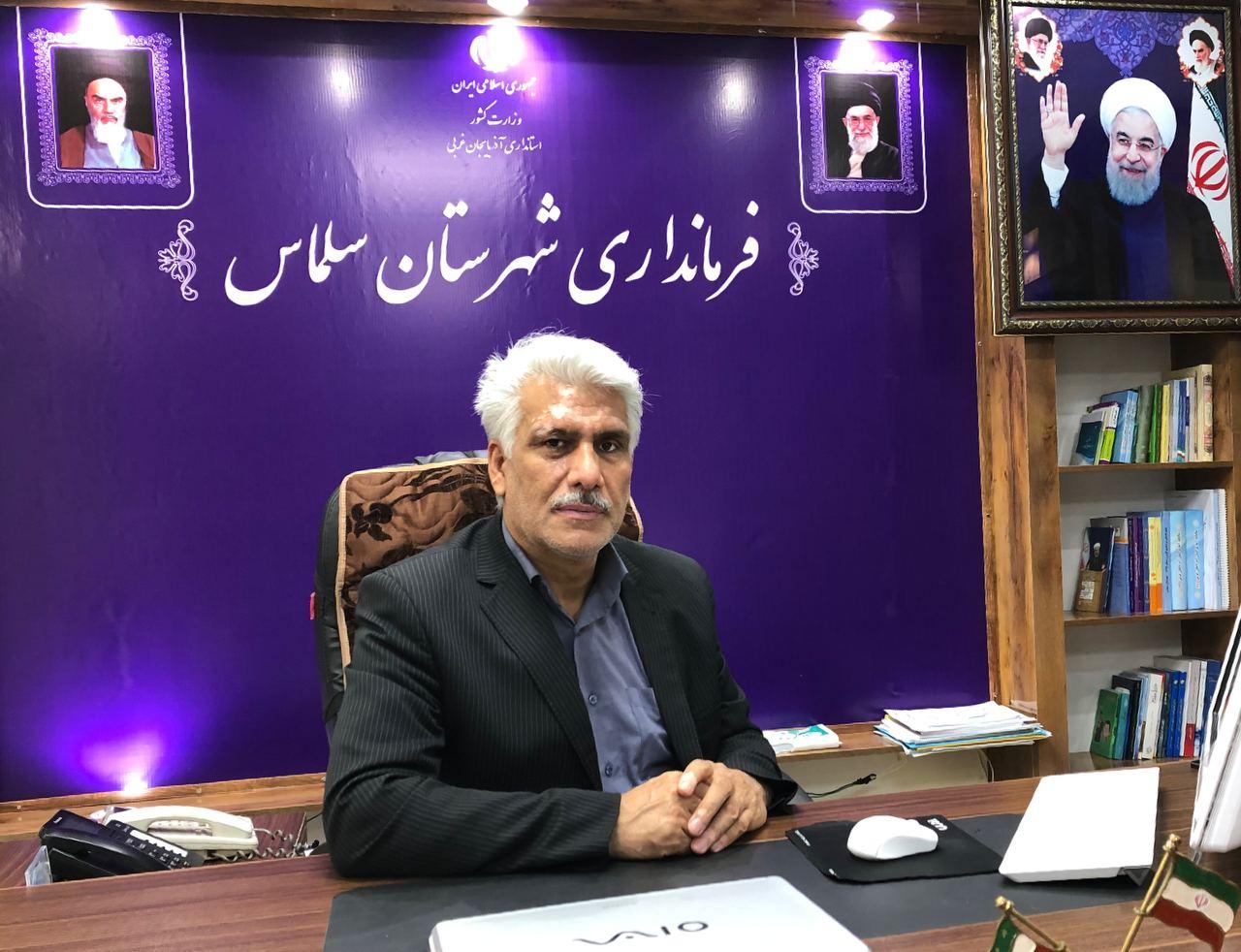 قدردانی فرماندار از تلاش و ایثار کادر درمانی و فعالین عرصه سلامت شهرستان سلماس