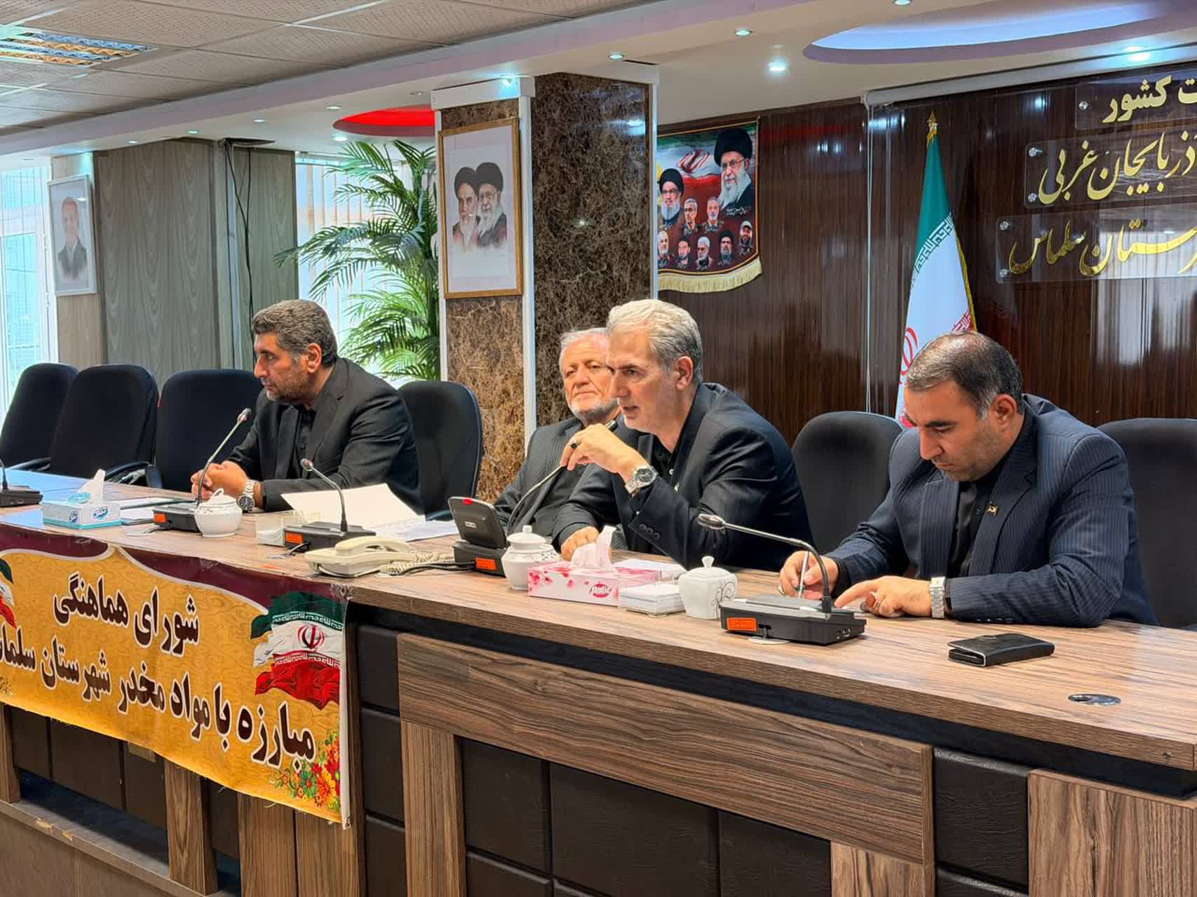 جلسه شورای هماهنگی مبارزه با مواد مخدر شهرستان سلماس با حضور مسئولان استانی و شهرستانی برگزار شد