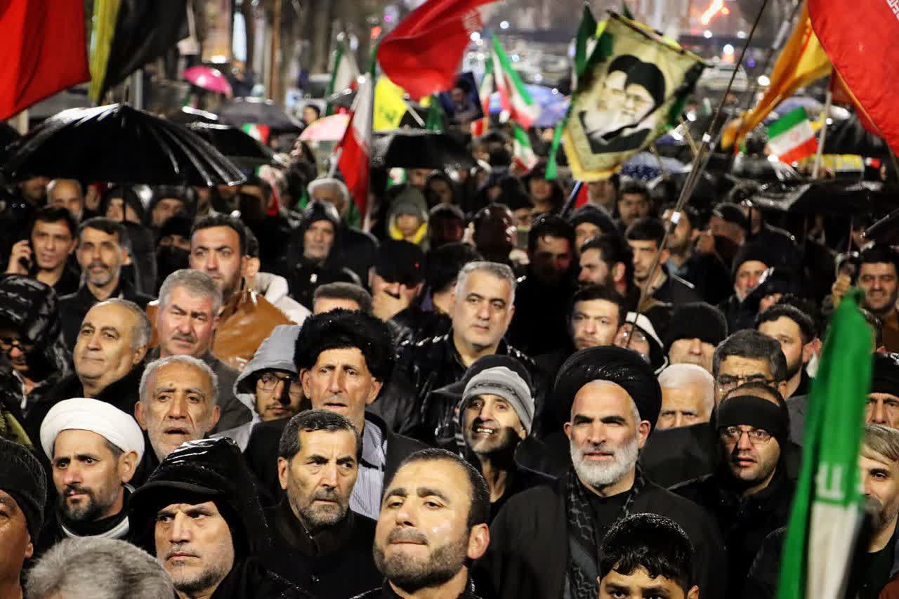 🇮🇷بیست و چهارمین موج پدافند مردمی سلماس زیر بارش رحمت الهی.