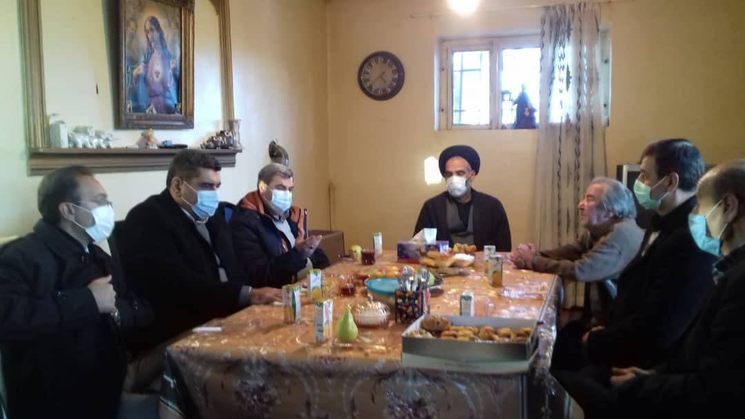دیدار سرپرست فرمانداری سلماس با یک خانواده مسیحی