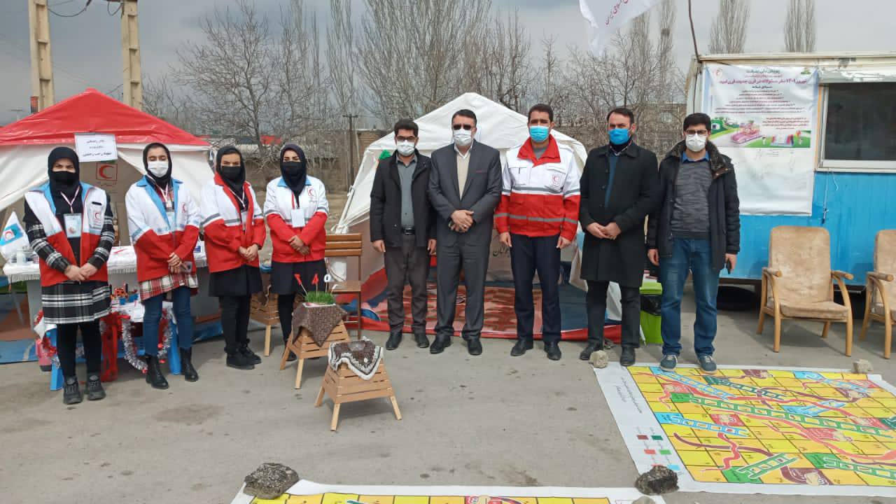 بازدید معاون سیاسی، امنیتی و اجتماعی فرماندار شهرستان سلماس از پست های ایمنی و سلامت مسافرین نوروزی شهرستان