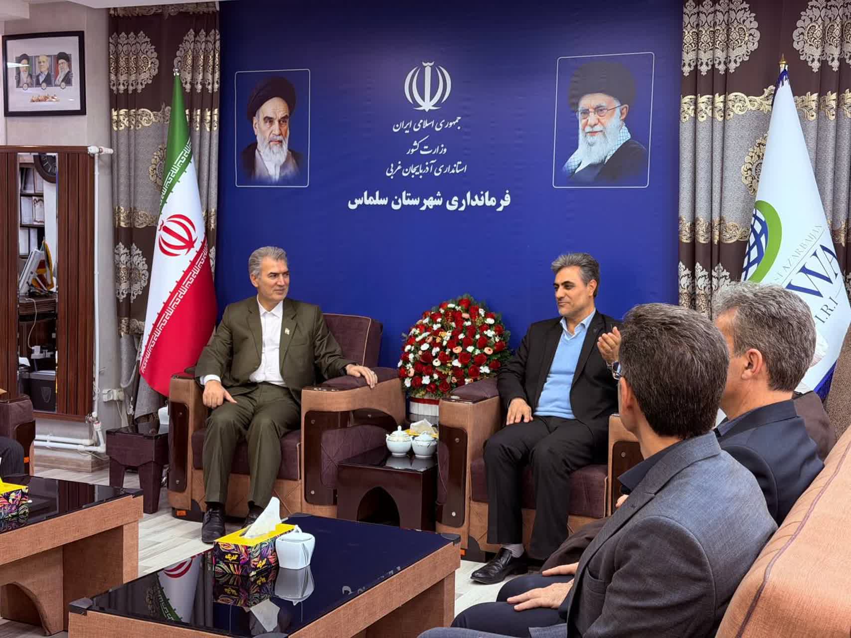 🔹️دیدار رئیس دانشگاه آزاد اسلامی آذربایجان‌غربی با فرماندار سلماس