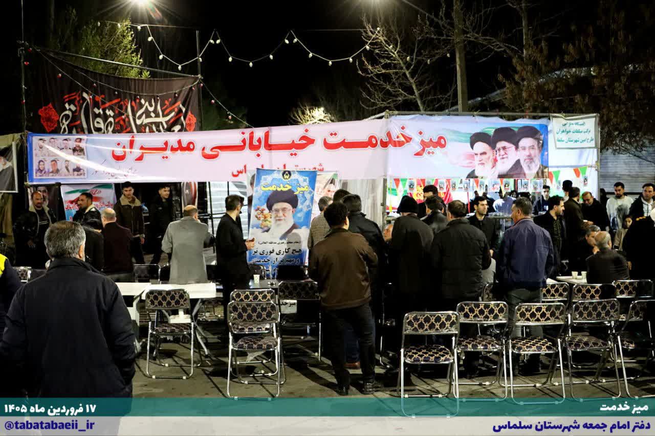 میز خدمت در خط مقدم خدمت؛ تجلی اراده فرماندار و مسئولان سلماس در شرایط حساس کنونی ‌