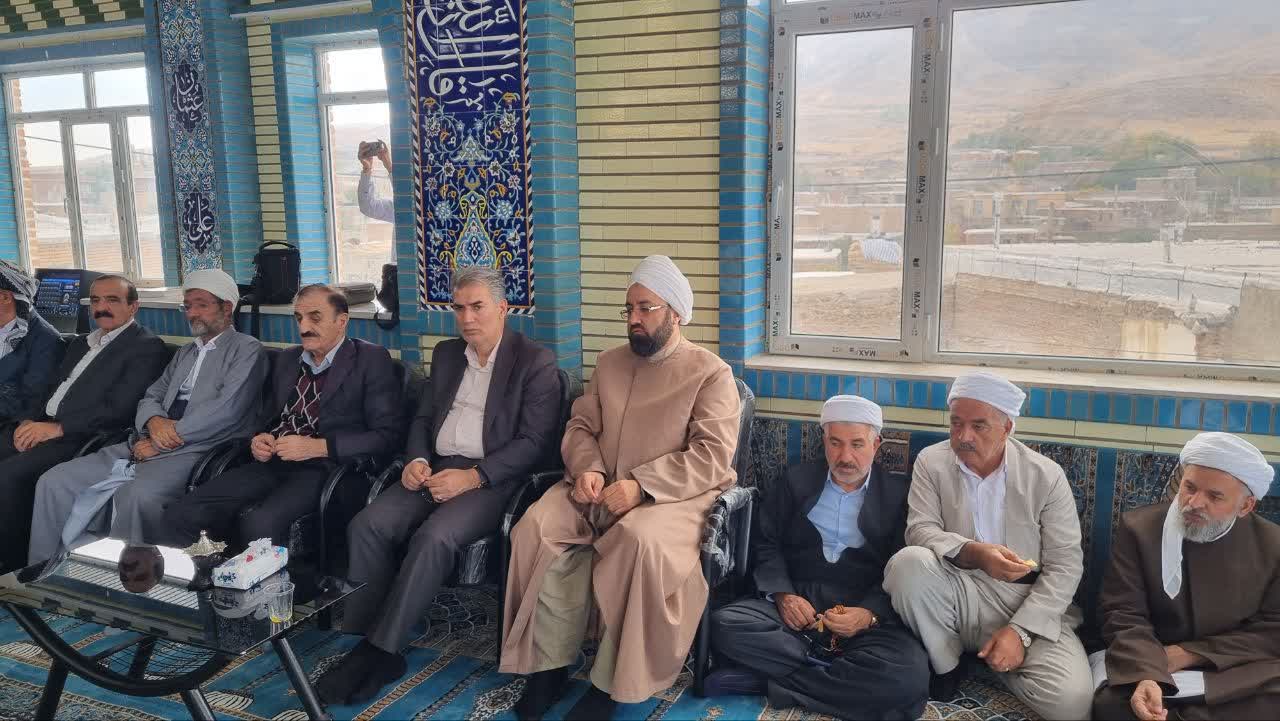 🔹 افتتاح مسجد امام شافعی روستای زیندشت با حضور فرماندار سلماس