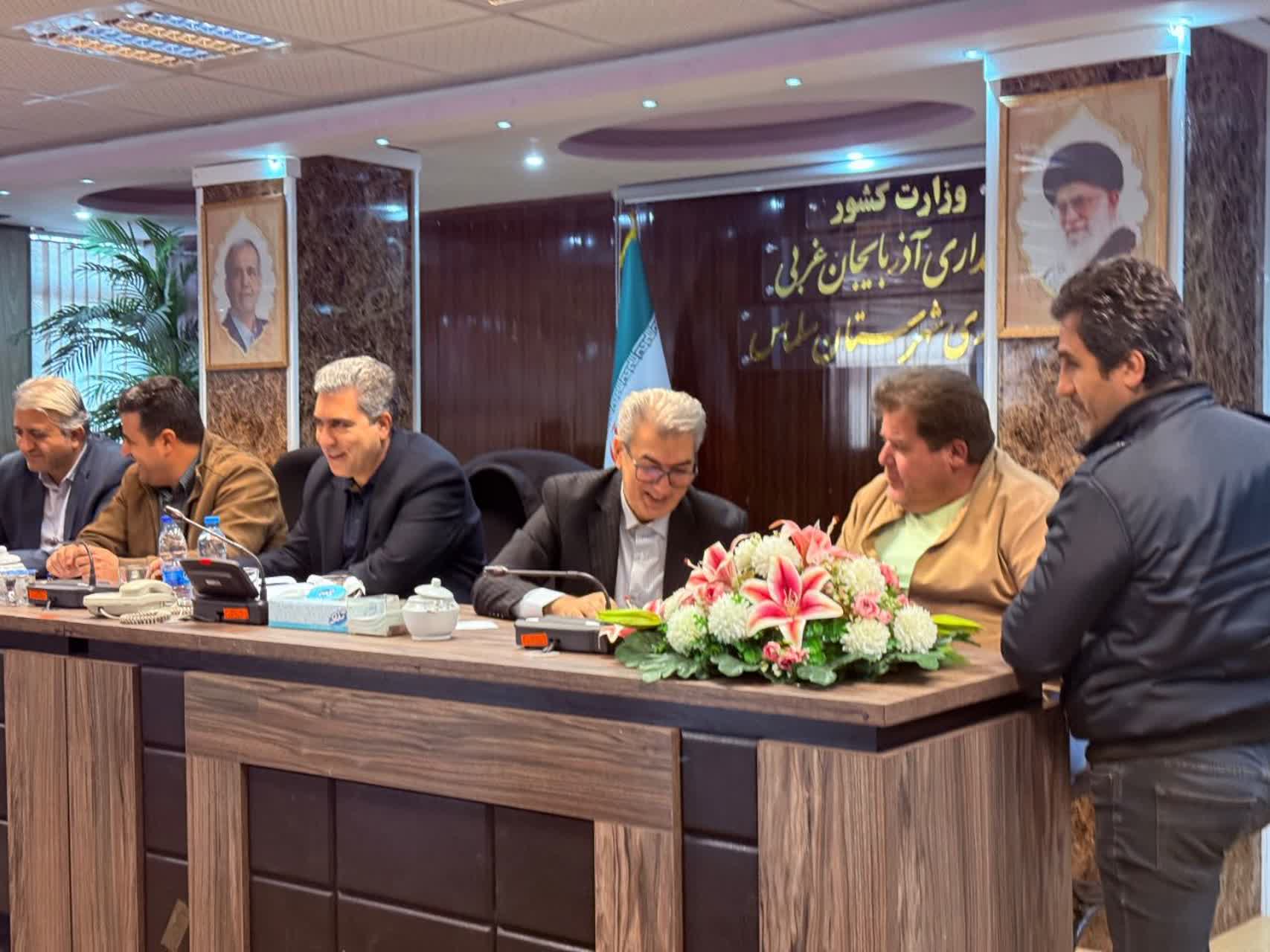 ملاقات مردمی فرماندار سلماس با حضور مدیران دستگاه‌های اجرایی