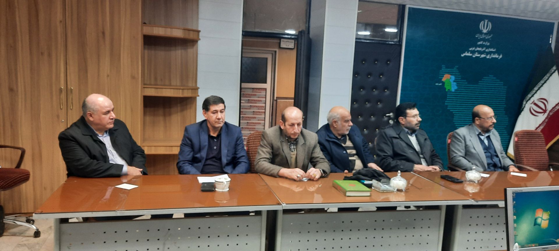 برگزاری جلسه هیئت اجرایی هفتمین دوره شوراهای اسلامی شهر سلماس برای تعیین شعب ثبت نام و اخذ رأی انتخابات