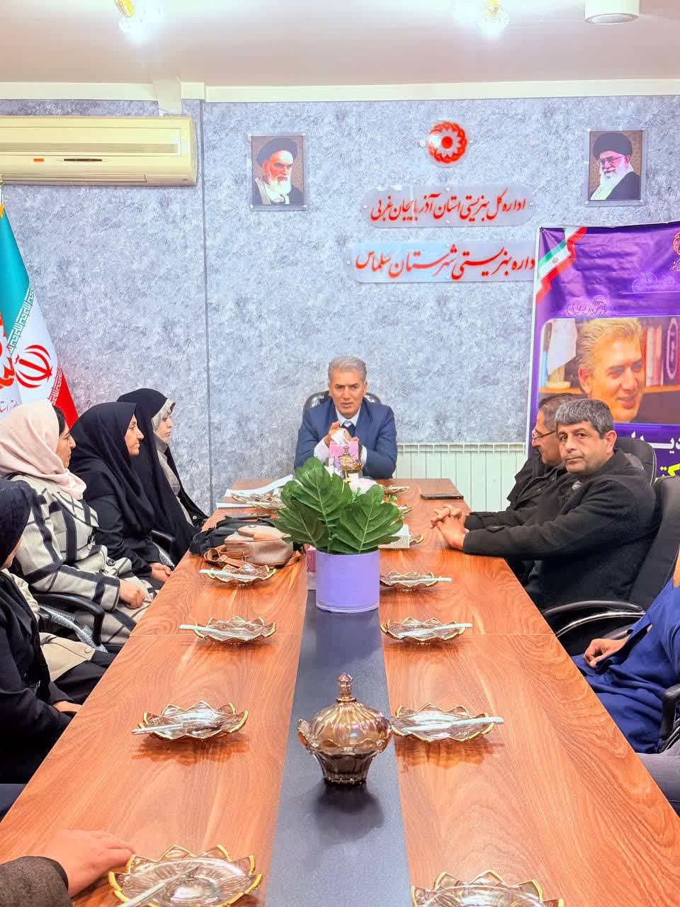 ✳️ نخستین نشست فرماندار سلماس با نخبگان دارای معلولیت برگزار شد