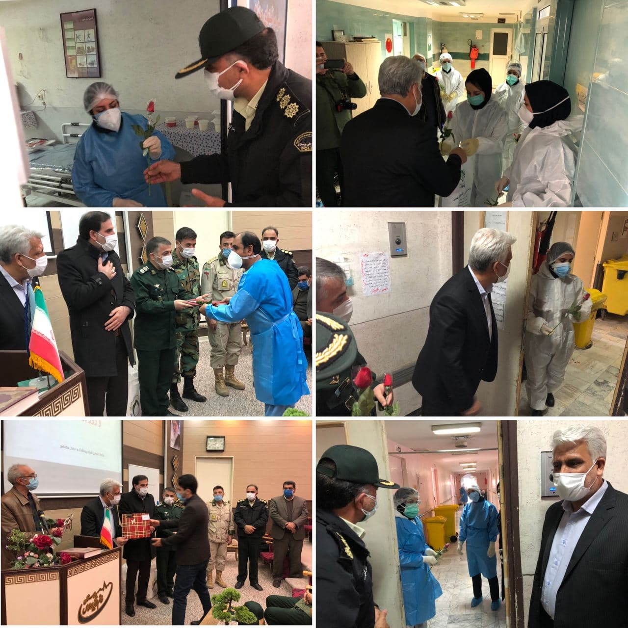 برگزاری مراسم روزپرستار دربیمارستان خاتم الانبیاء شهرستان سلماس