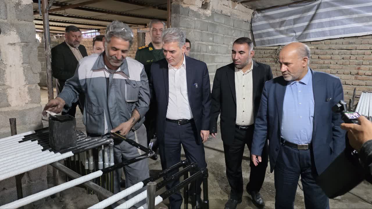 🔰بازدید فرماندار سلماس در قالب برنامه «دوشنبههای تولید