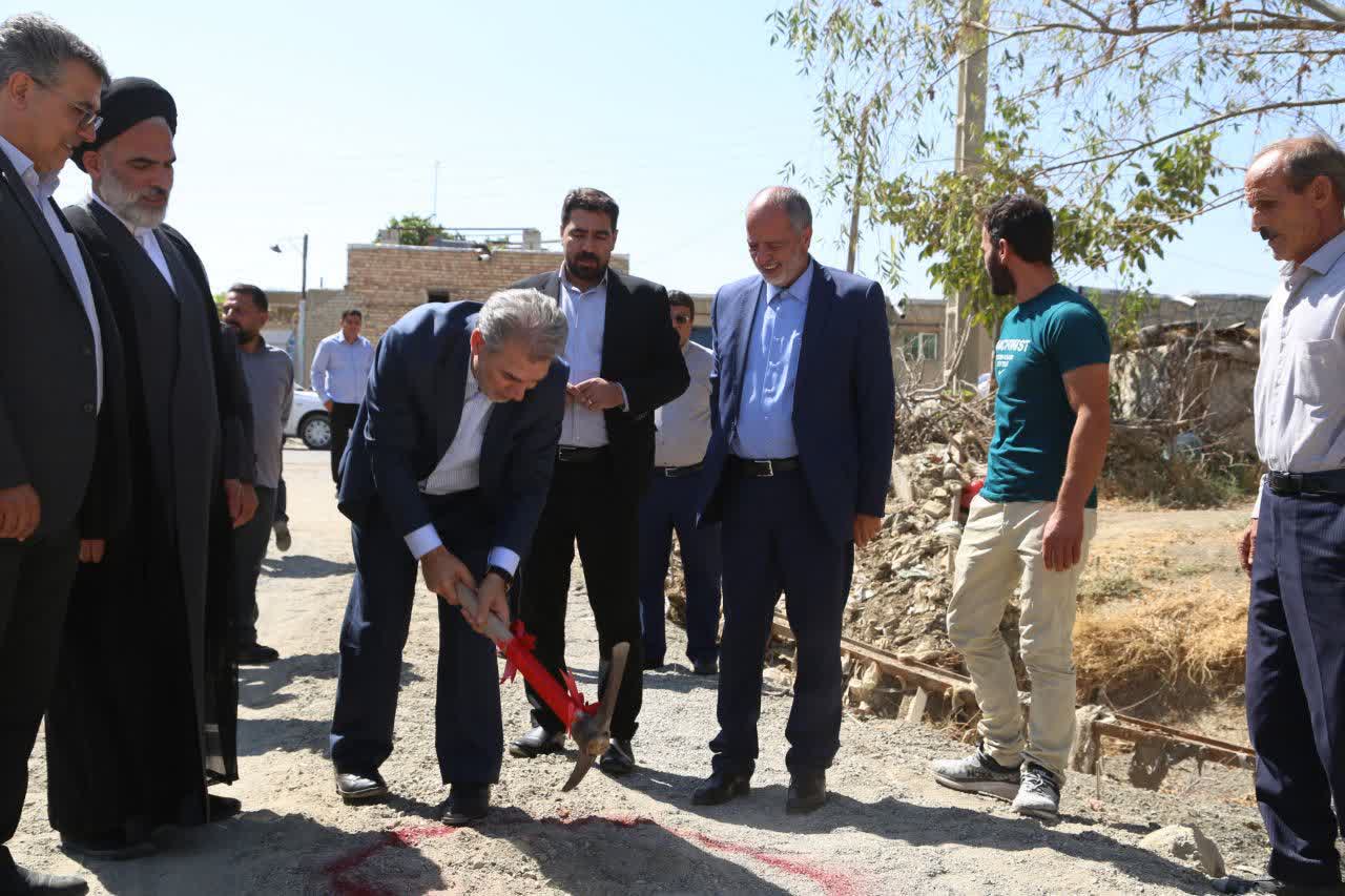 🇮🇷 آغاز پروژه آبرسانی در روستای بکاچیک با حضور مسئولین شهرستان سلماس