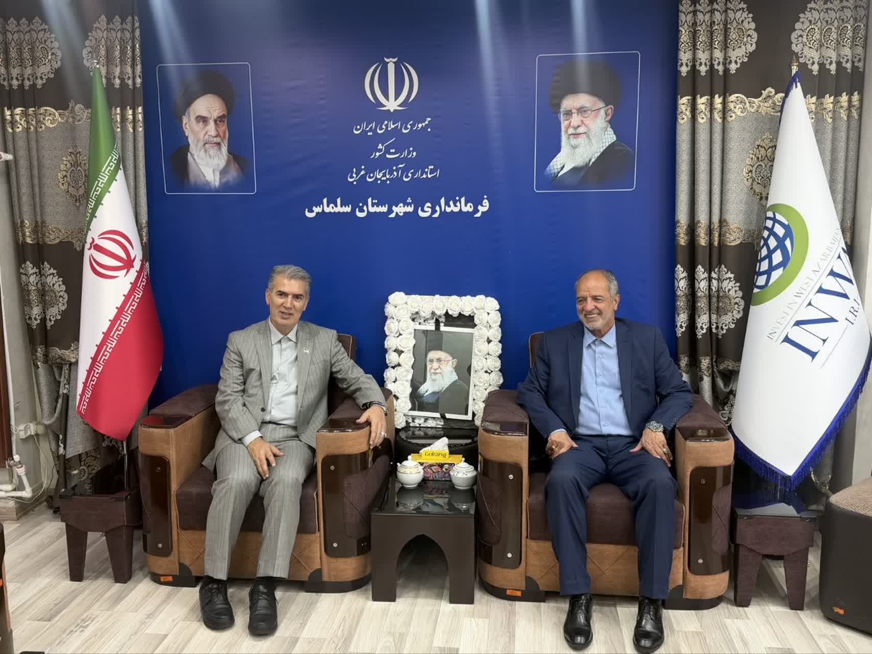 دیدار نماینده مردم سلماس با فرماندار شهرستان