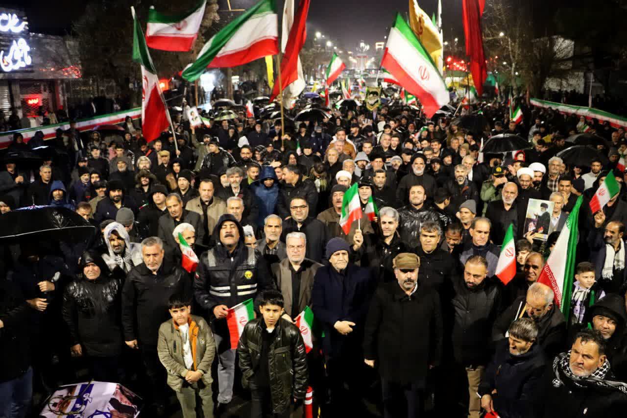 🇮🇷بیست و چهارمین موج پدافند مردمی سلماس زیر بارش رحمت الهی.