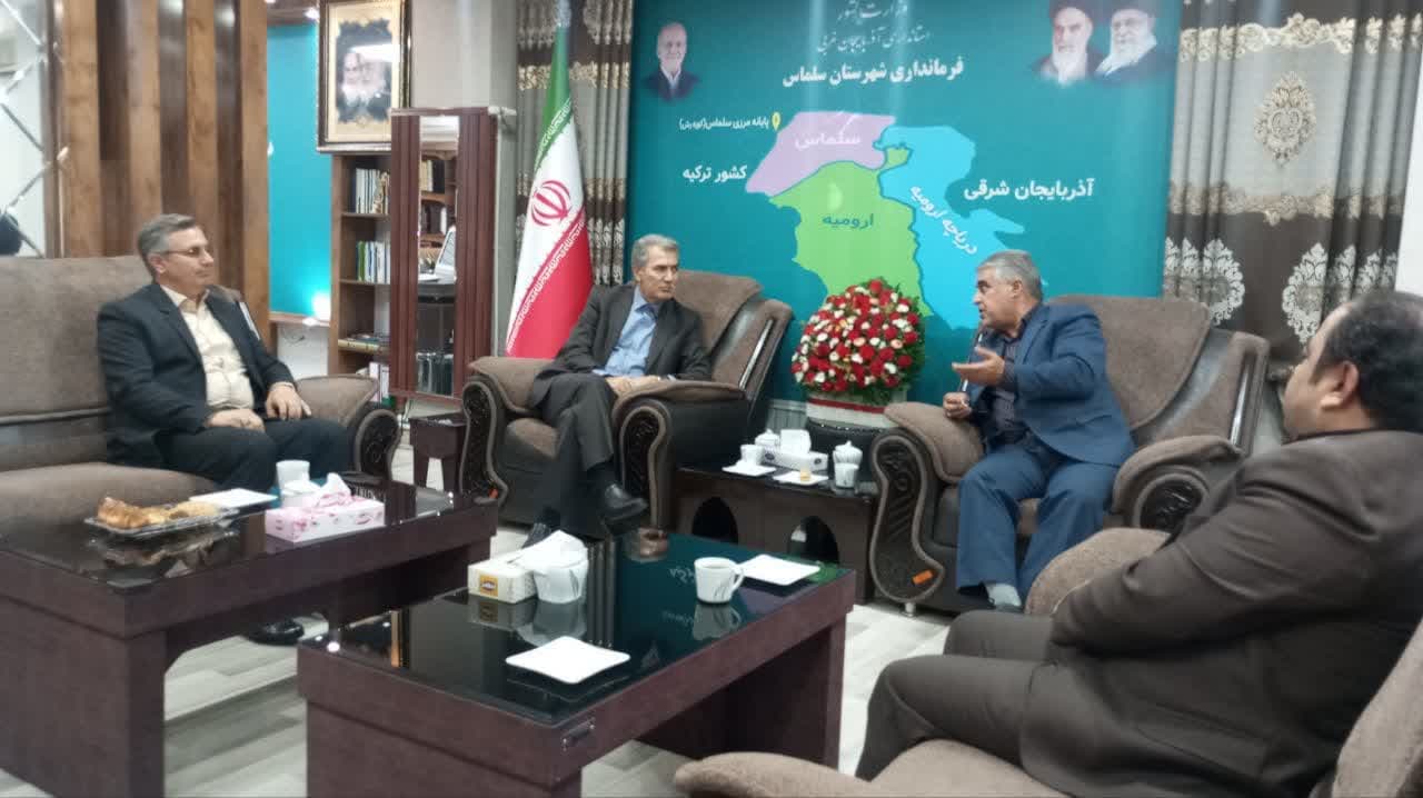 🔺️ دیدار مدیر تعاون روستایی آذربایجانغربی با فرماندار سلماس