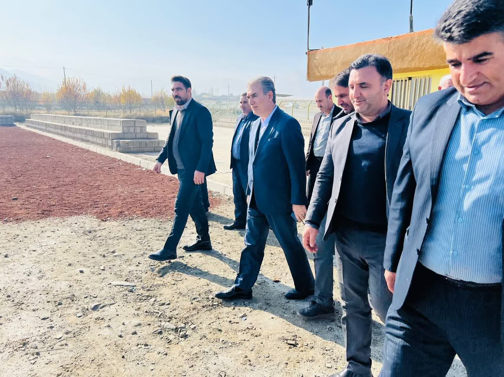 🔰 بازدید فرماندار سلماس از پروژههای دهیاری روستای ملحم