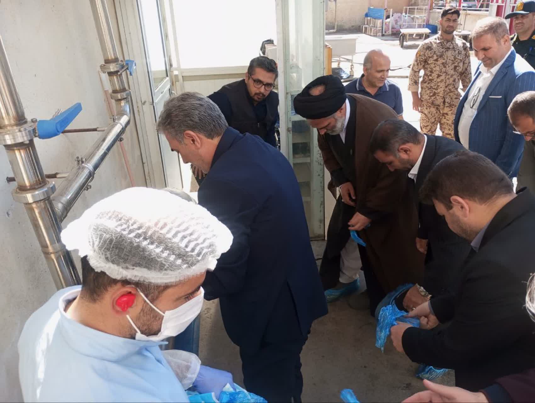 📌 #دوشنبههای_تولید | بازدید فرماندار سلماس از شرکت هامون شیر