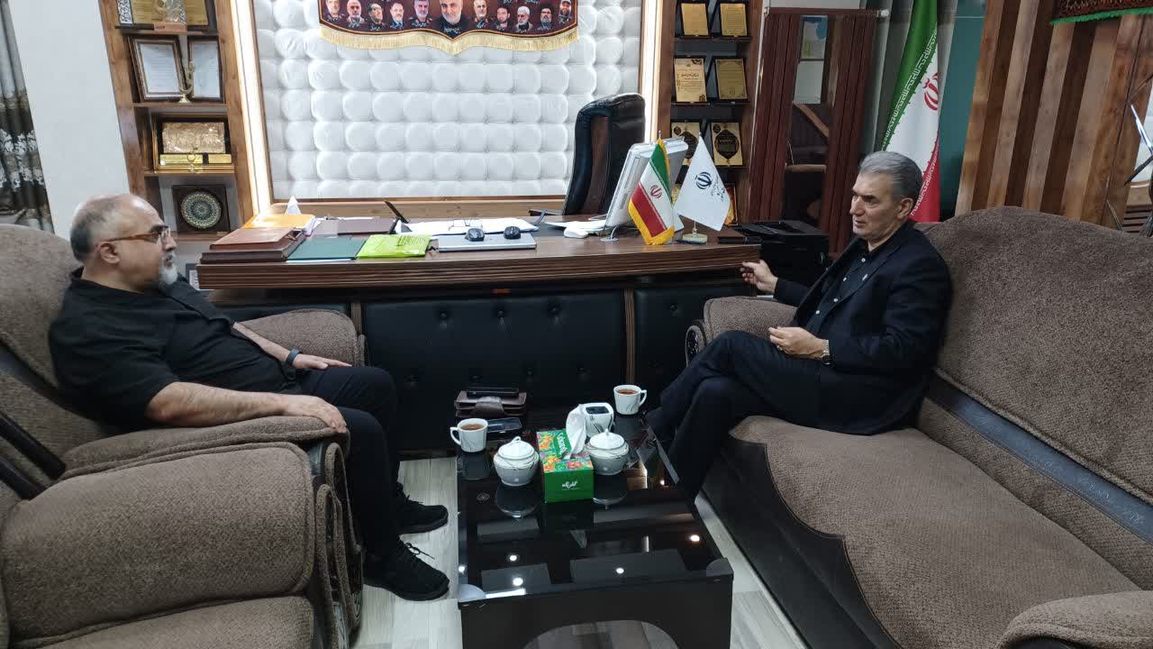 🔹 دیدار عضو هیئت مؤسس دانشگاه معراج سلماس با فرماندار شهرستان پیرامون برنامههای توسعهای دانشگاه.