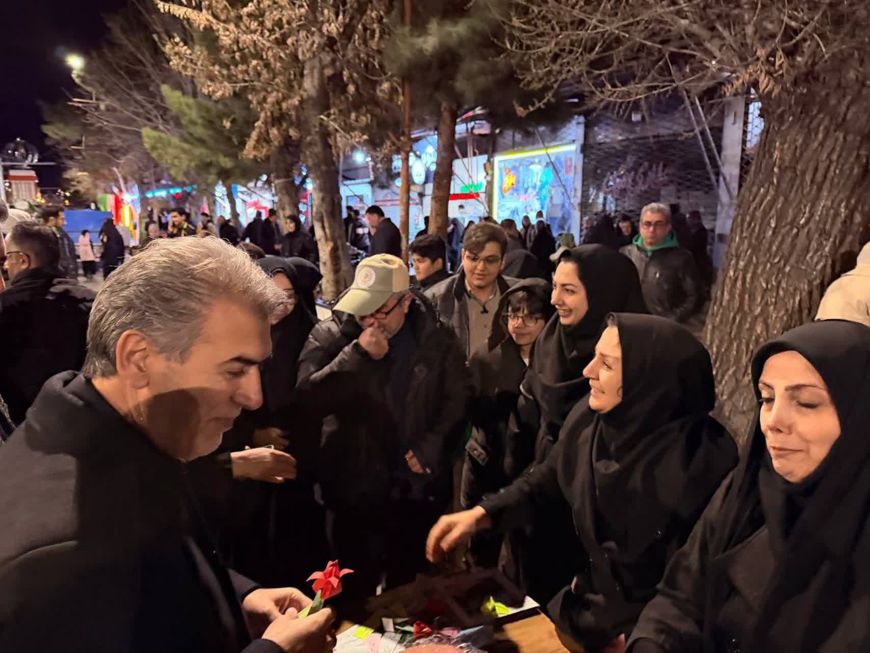 حضور میدانی فرماندار سلماس در جمع موکب‌های فعال شب‌های مقاومت