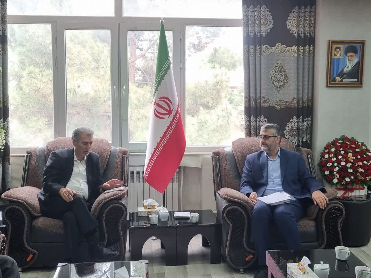 دیدار مدیر اجرایی بنیاد برکت آذربایجان غربی با فرماندار جدید سلماس