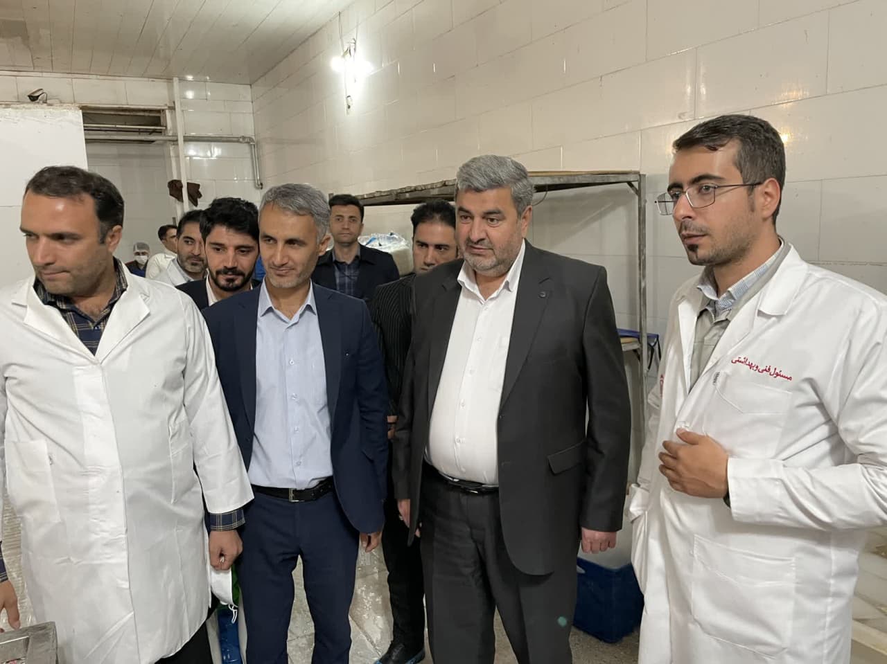 بازدید فرماندار از کشتارگاه صنعتی مرغ نمونه شهرستان سلماس