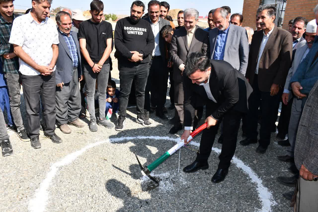 ✳️ کلنگزنی مدرسه خیرساز در روستای ریگآباد سلماس