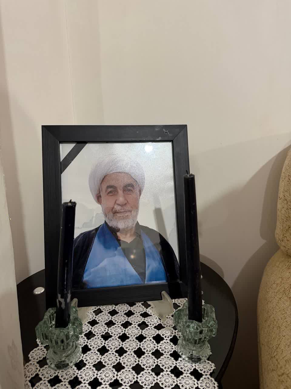 حضور فرماندار و نماینده مردم شریف سلماس در منزل روحانی مرحوم حاج میرزا مدد اسمعیل پور