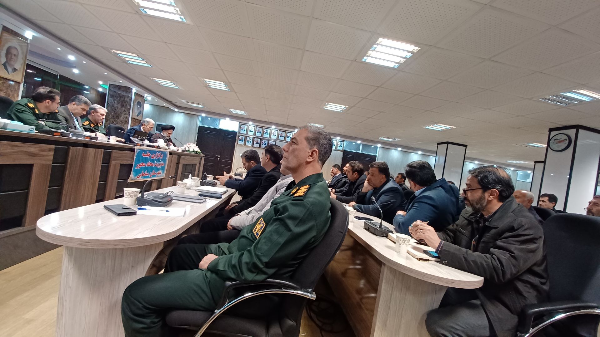 جلسه شورای تحول محله‌محور سلماس با ریاست فرماندار