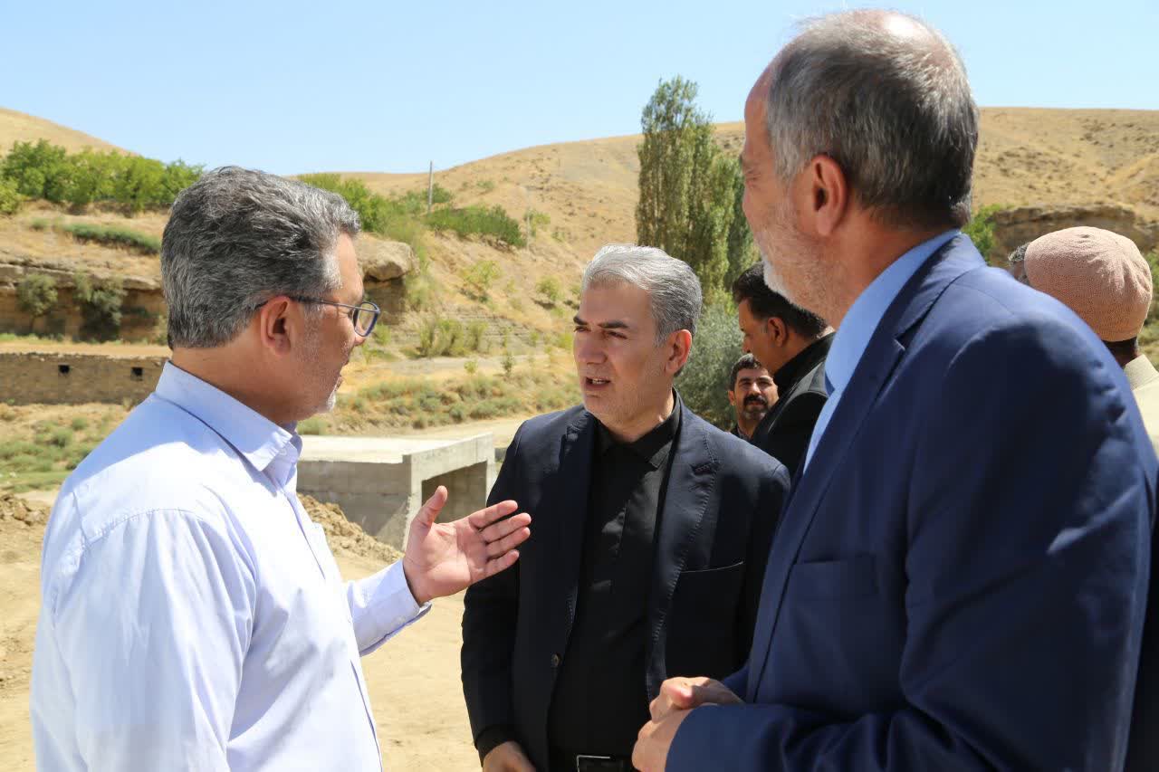 🔰 بازدید مسئولان از پروژههای عمرانی بخش کوهسار سلماس