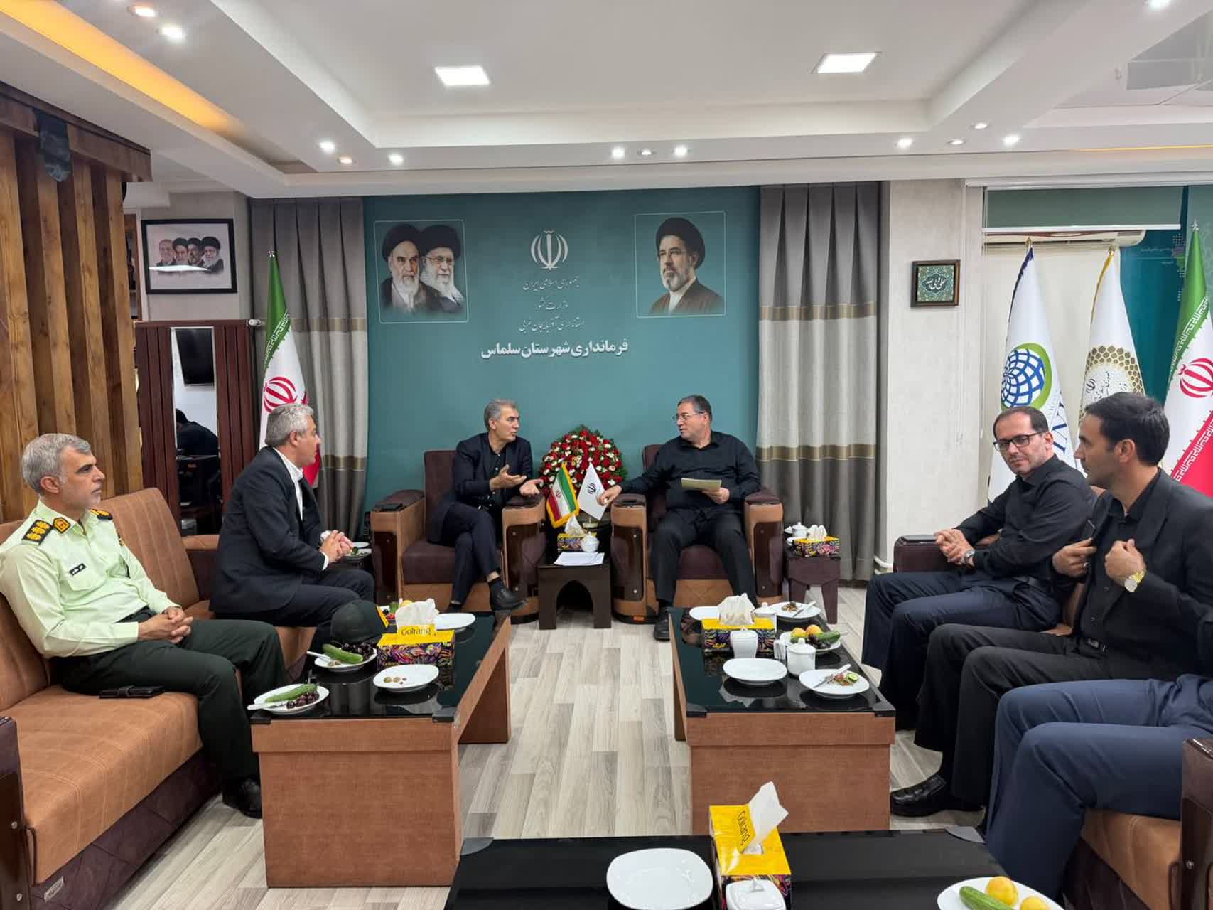 سفر یکروزه استاندار آذربایجان غربی به سلماس؛ بررسی مسائل شهرستان و بازدید از پایانه مرزی کوزهرش