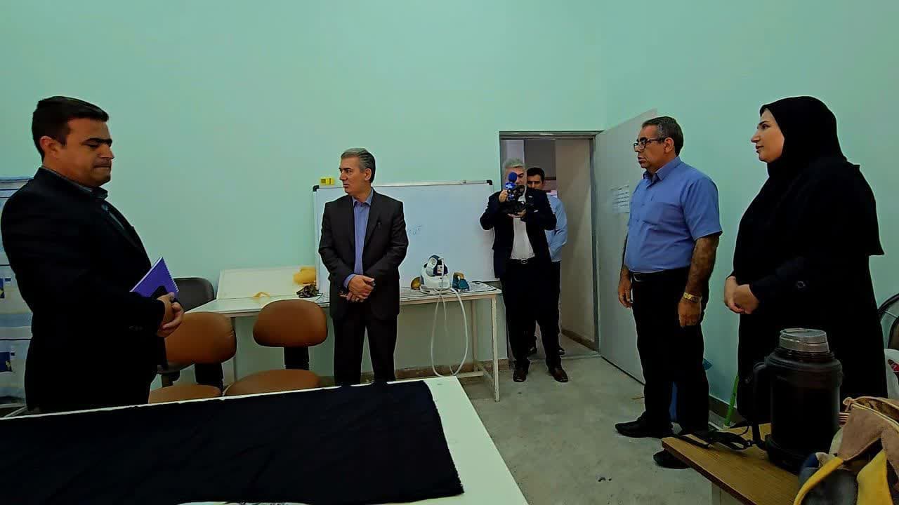 🔹 بازدید سرزده فرماندار سلماس از ادارات فنیوحرفهای و برق شهرستان