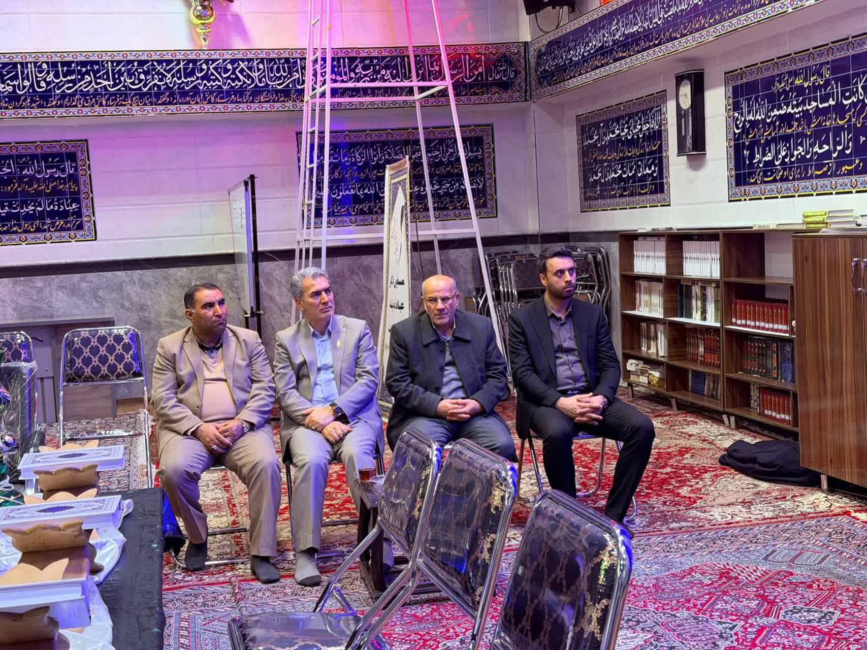 حضور فرماندار،رییس دادگستری و دادستان عمومی و انقلاب سلماس در برنامه  «هر شب یک مسجد»