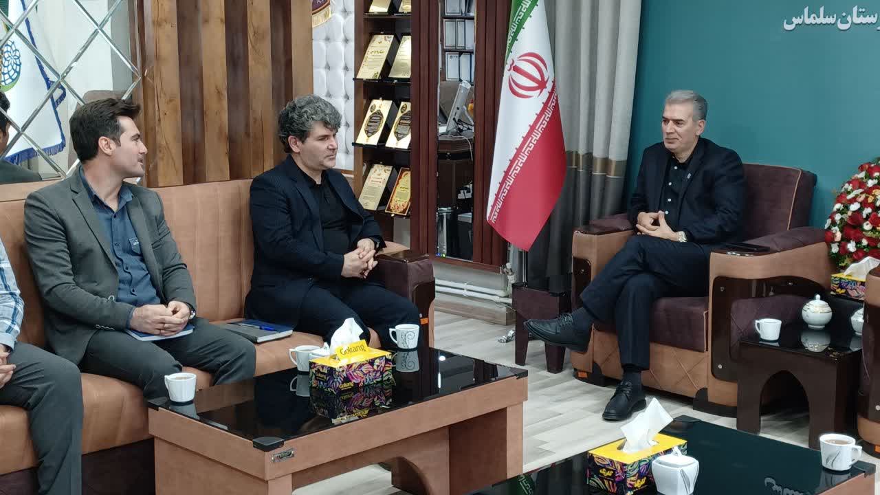 دیدار هیئت تکواندو سلماس با فرماندار شهرستان
