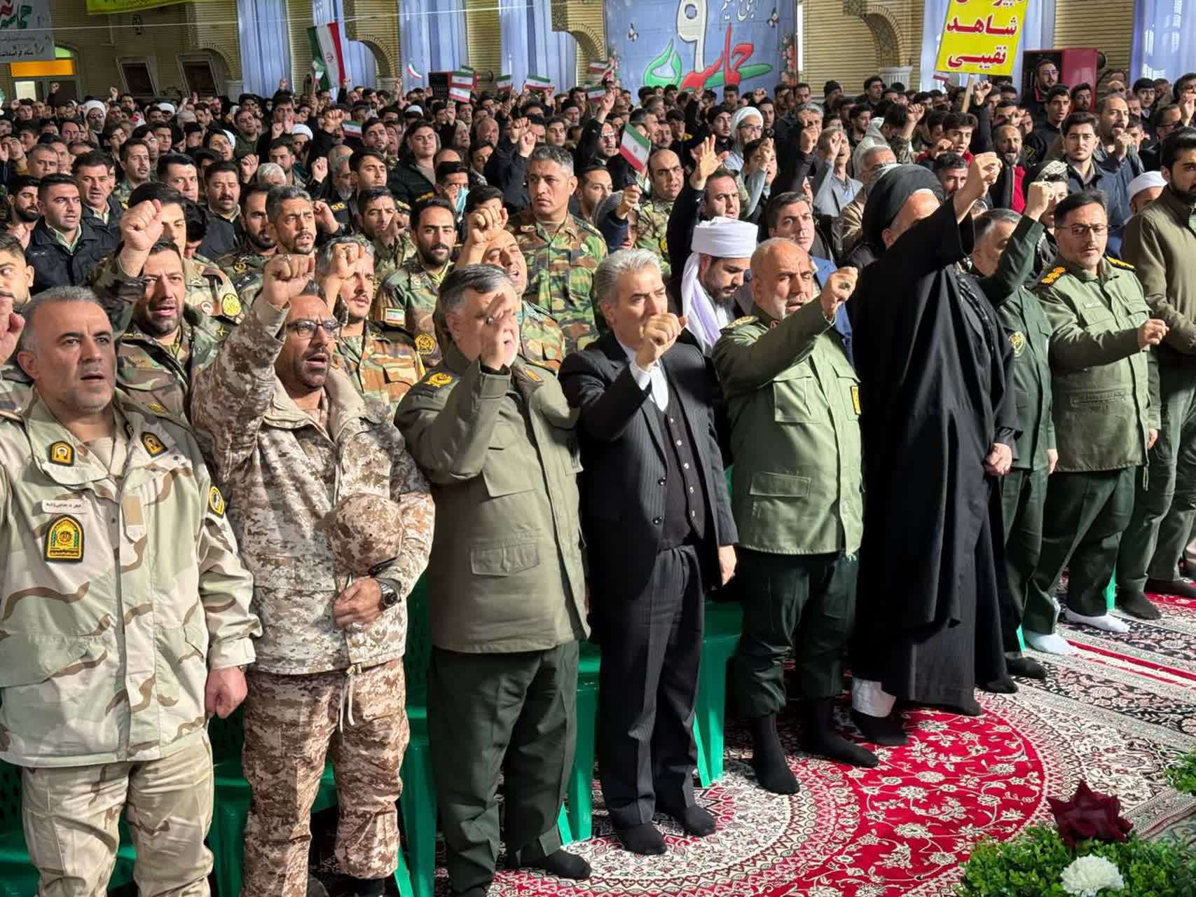 ‍ مراسم گرامیداشت حماسه 9 دی در سلماس