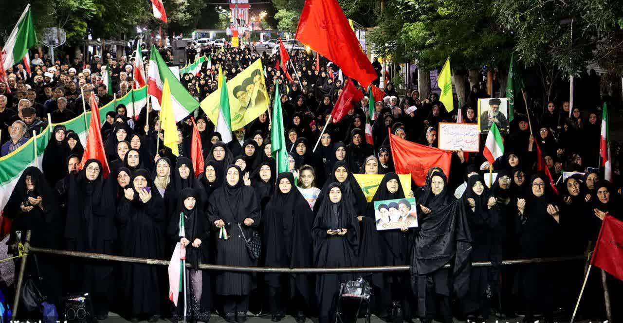 🏴 حضور پرشور مردم سلماس در آیینهای عزاداری محرم و تجدید بیعت با آرمانهای انقلاب
