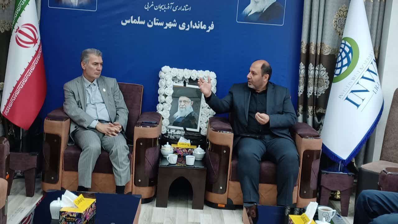 دیدار مدیرکل دامپزشکی استان با فرماندار سلماس