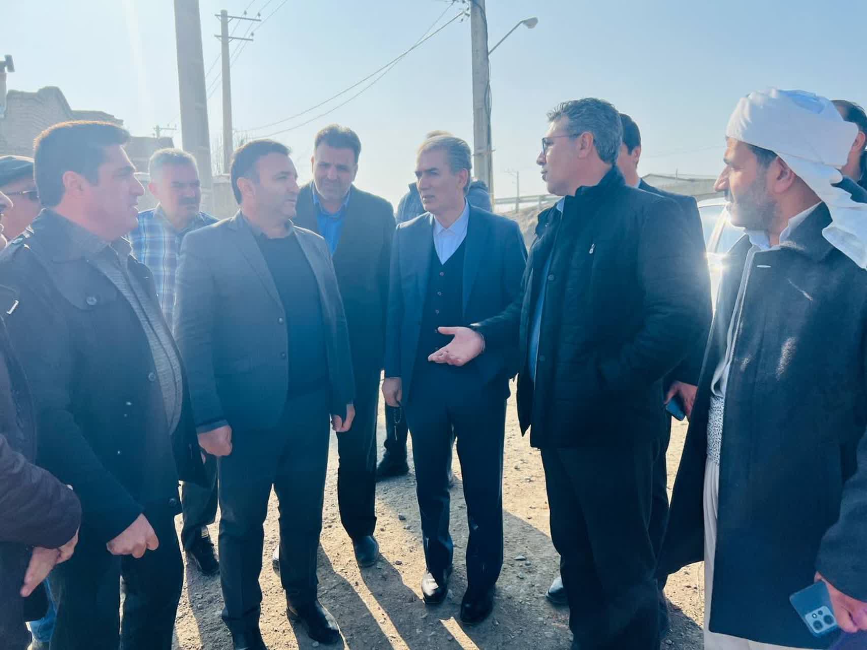 🔰 بازدید فرماندار شهرستان سلماس از روستای گولان (زولاچای)