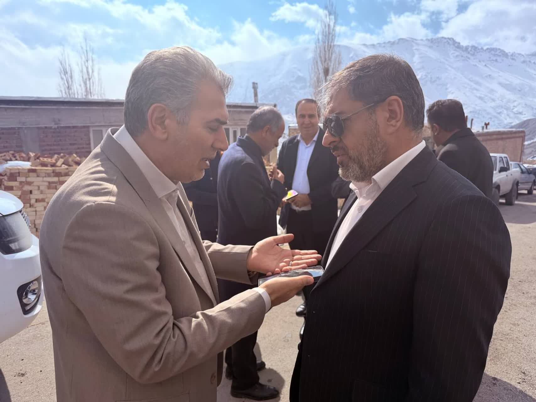 🇮🇷چهل و هفتمین فجر پیروزی🇮🇷  🔹بازدید مسئولان استانی از پایاب سد دیرعلی سلماس