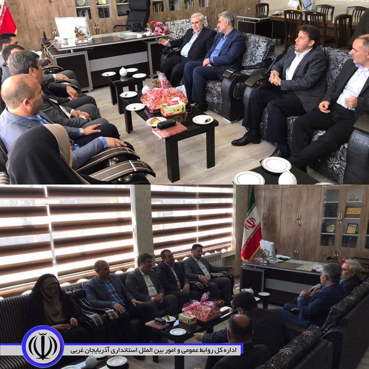 دیدار فرماندار سلماس با مدیر آموزش و پرورش این شهرستان