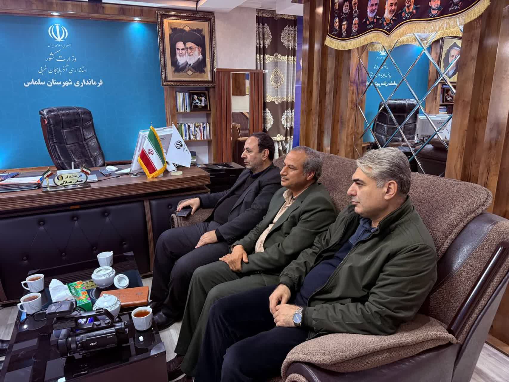 دیدار مدیر کل بنیاد شهید و امور ایثارگران با فرماندار شهرستان سلماس
