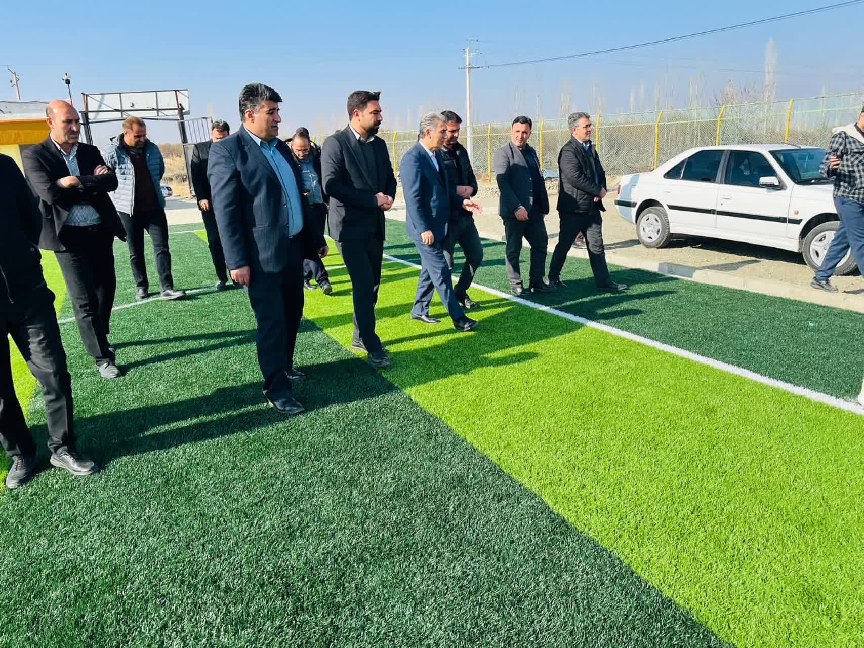 🔰 بازدید فرماندار سلماس از پروژههای دهیاری روستای ملحم