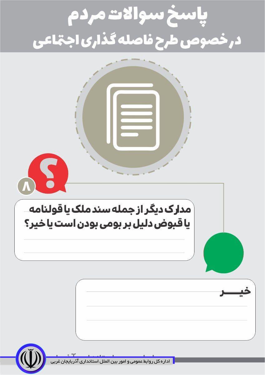 پاسخ سوالات مردم در خصوص طرح فاصله گذاری اجتماعی