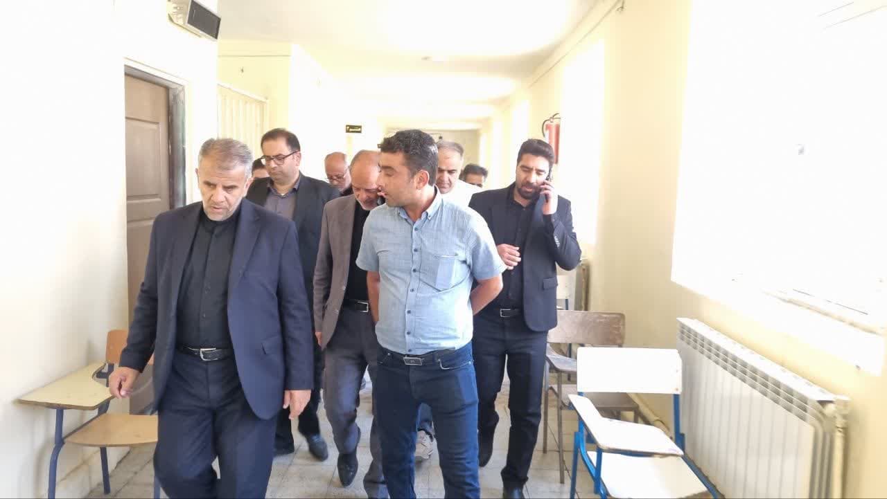 🔰 بازدید مسئولان استانی و شهرستانی از پروژههای احداث مدارس در سلماس