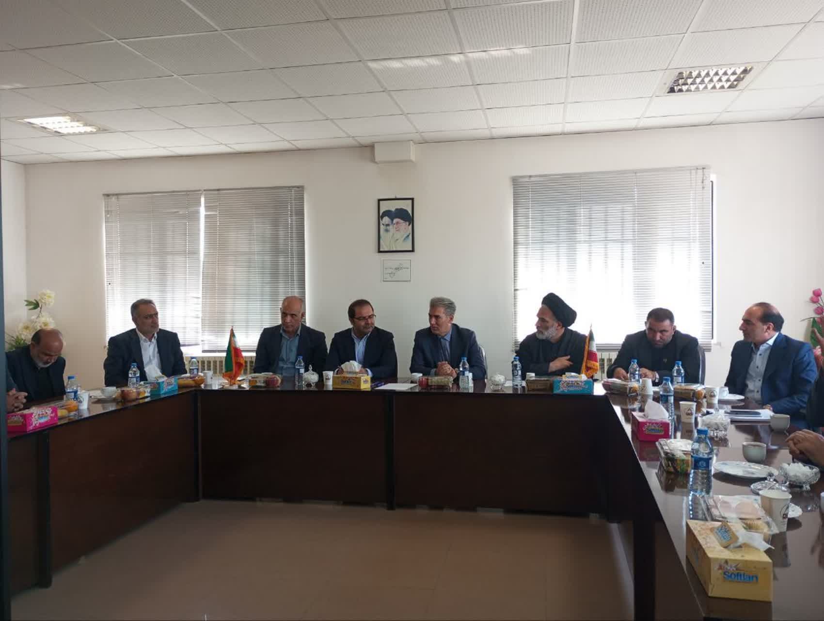 🔹 بازدید و جلسه معاون وزیر صمت در شهرک صنعتی سلماس