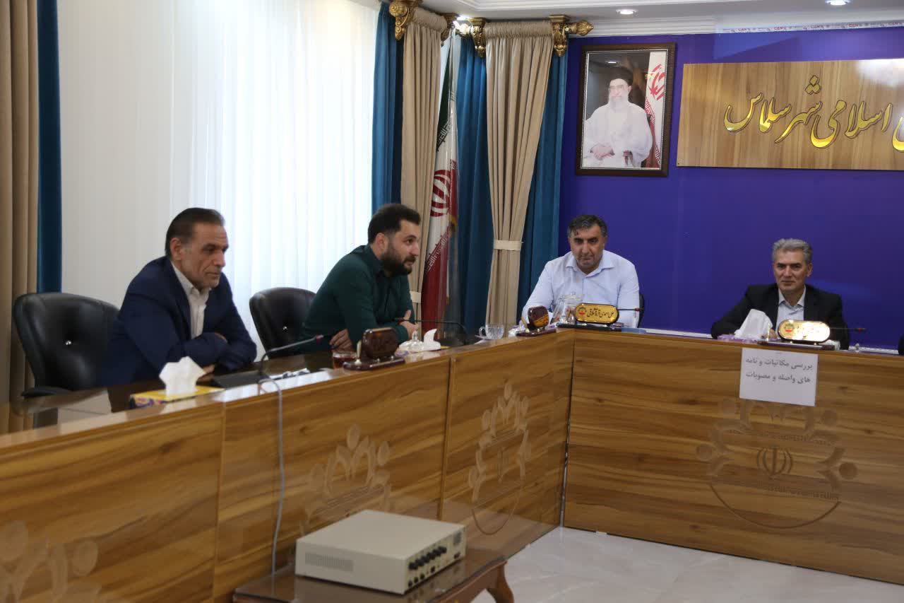 برگزاری انتخابات هیئت رئیسه شورای اسلامی شهر سلماس با حضور فرماندار