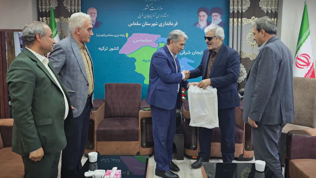 دیدار نماینده شورای مشاورین وزرا در امور ایثارگران با فرماندار سلماس