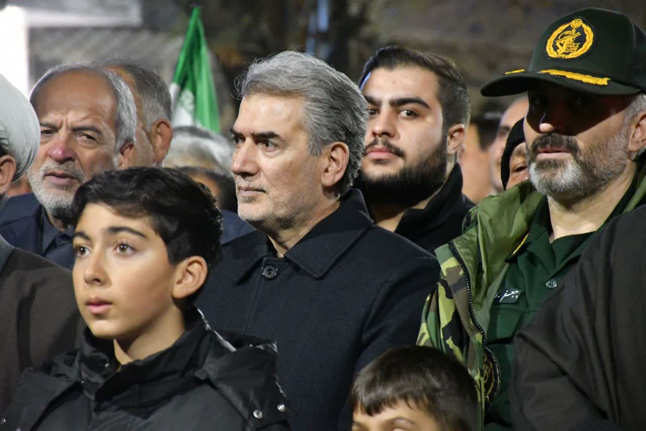 سی‌امین شب پاسداری مردم سلماس از خیابان‌ها در تجمع شبانه مردمی